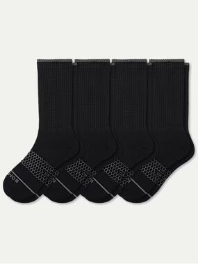 Bombas Unisex Merino Wool Blend Calf Sock 4-Pack